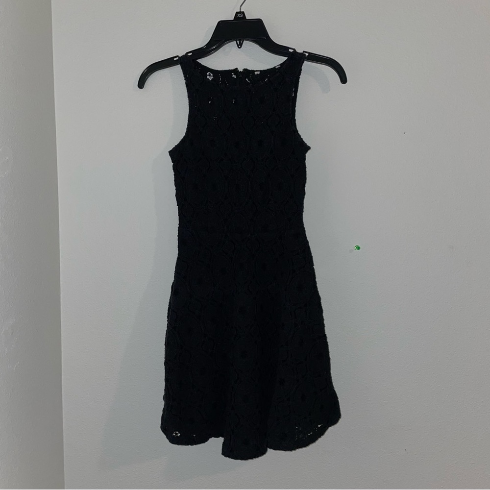 Black Lace Mini Dress